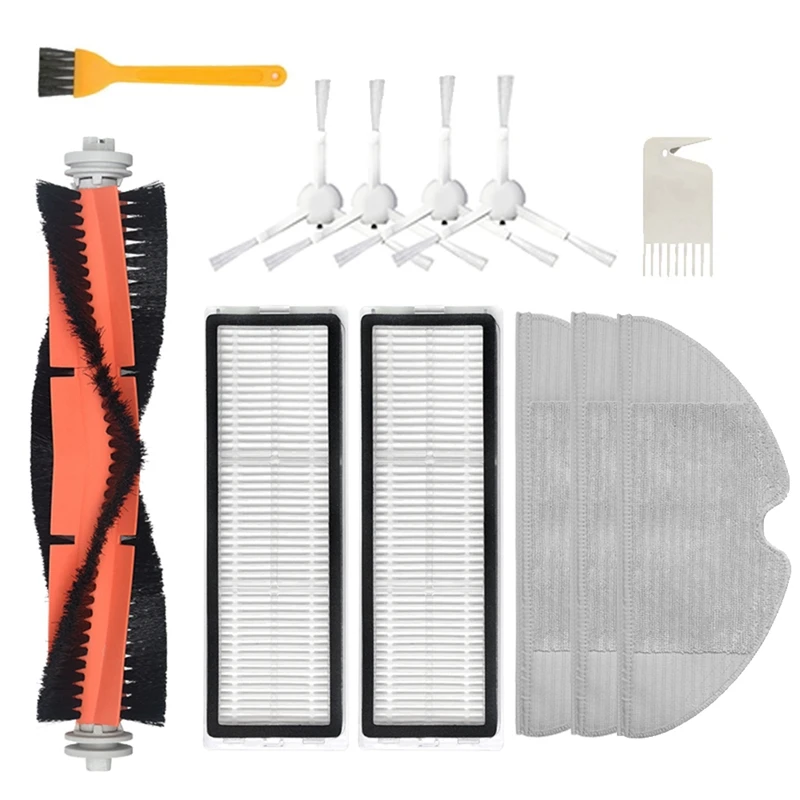 

Y26A New 12Pcs For Xiaomi Dreame F9 Robot Vacuum Cleaner Main Brush Side Brush Hepa Filter Mop Cloth Accessories Parts