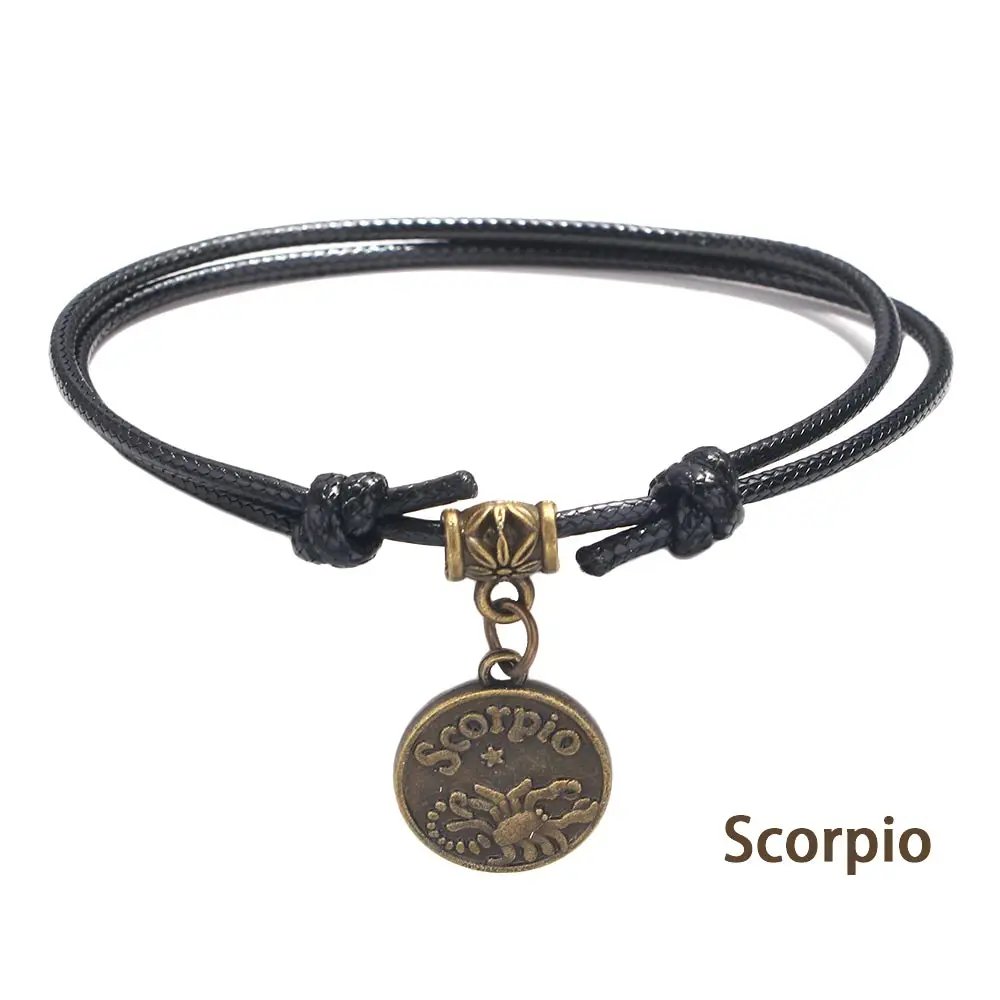 Sandalias de Moda para Hombre y Mujer, Estilo Barefoot, Cadena para el Tobillo con 12 Constelaciones, Joyería para los Pies