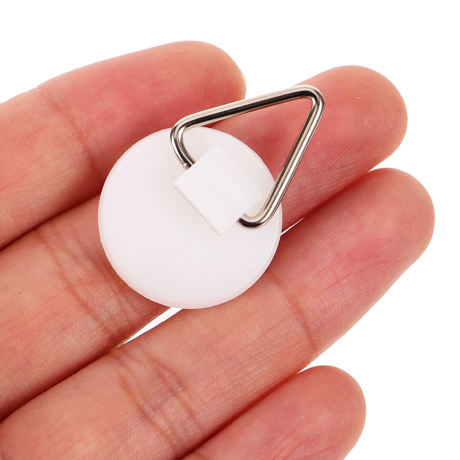 

20 Pcs Circular Adhesive Hooks Plastic Wall Mounted Plate Holders for Kitchen Bathroom Bedroom High Capacity