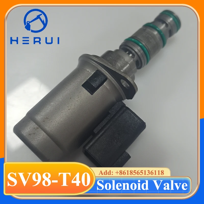 SV98-T40 SV98T40 Hydraulic Solenoid Valve 12V 24V For Excavator 3CX 4CX Solenoid