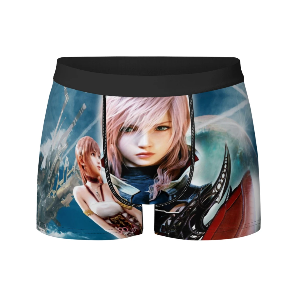 

FFinal-Fantasy-XIII Men Underpants Man Breathable Boxer Shorts Men's Panties Underwear Gift