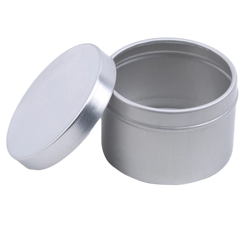 50*35mm 3color Circular Aluminums Jar Tea Ointment Powder Bait Cosmetic Sealed Metal High-grade Box Refillable Containers