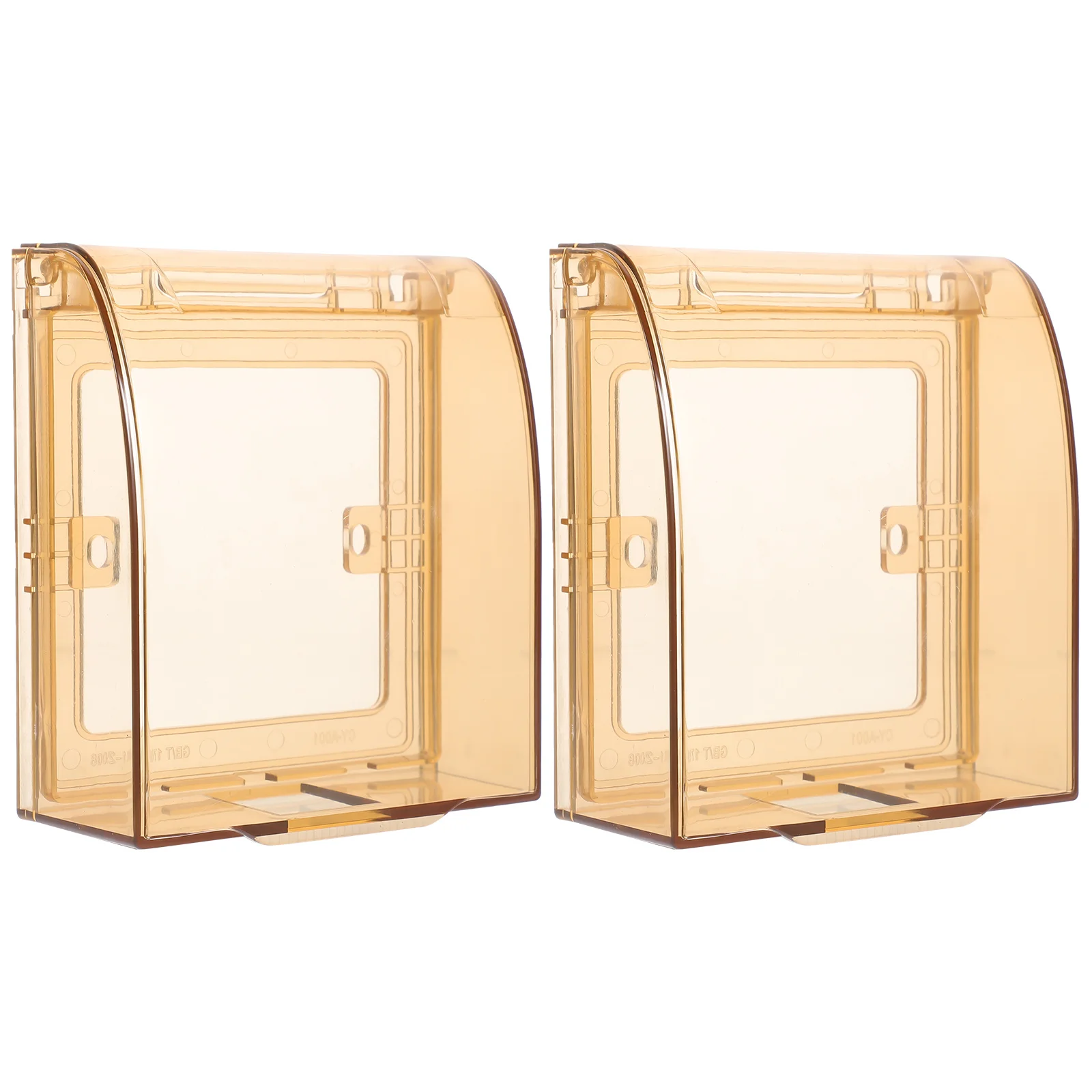 

2pcs Outlet Covers Babyproof Child Safety Plug Covers For Electrical Outlets Wall Socket Protector Sturdy Plastic Decorative