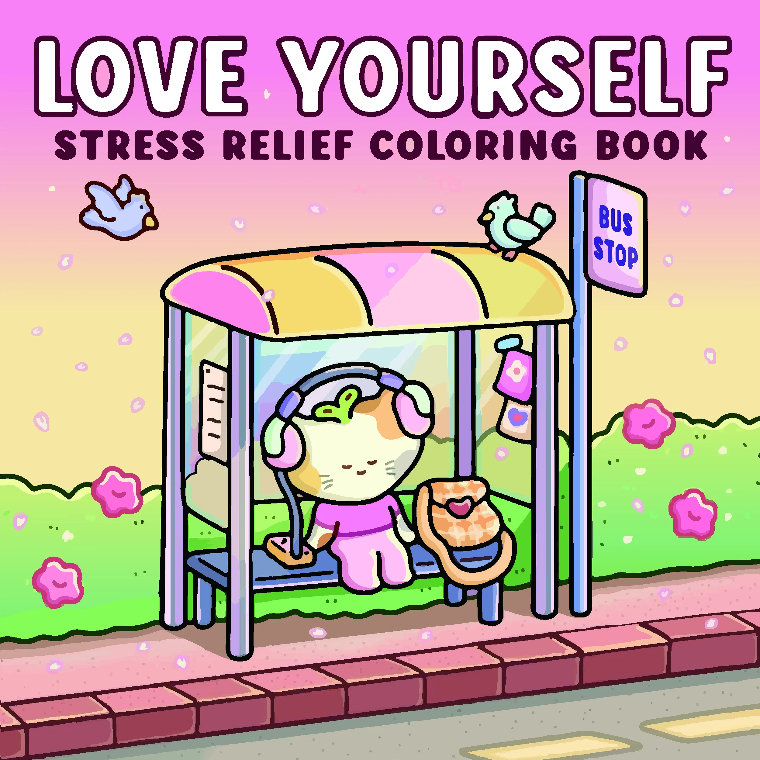 "Warm Scenes" coloring book, cute home design, suitable for adults to relax, girls to have creative moments, Christmas gifts