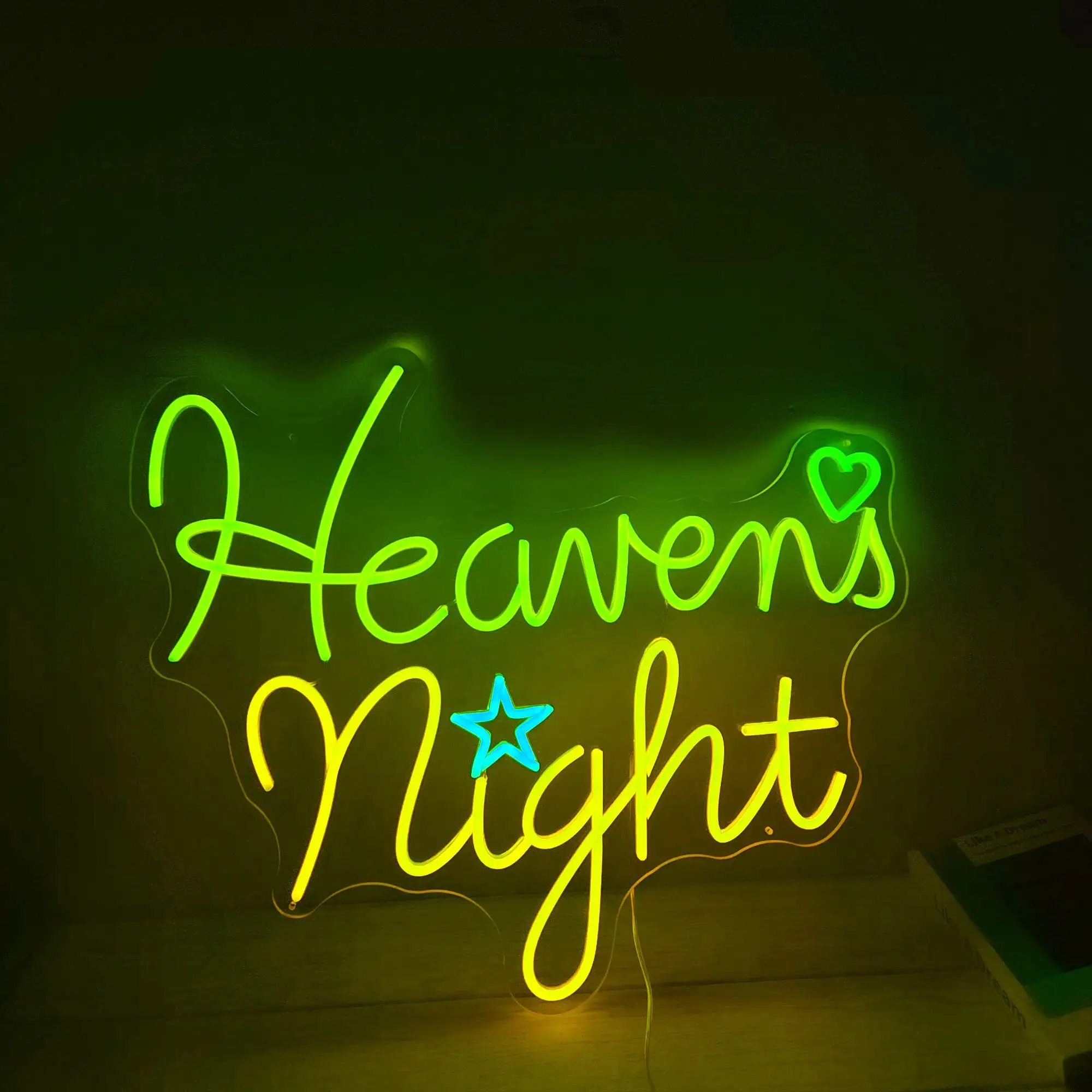 مخصص السماء النيون تسجيل غرفة نوم غرفة المعيشة ليلة تسجيل جدار ديكور فني لعبة غرفة شخصية هدية للمراهقين بار نادي النيون #4