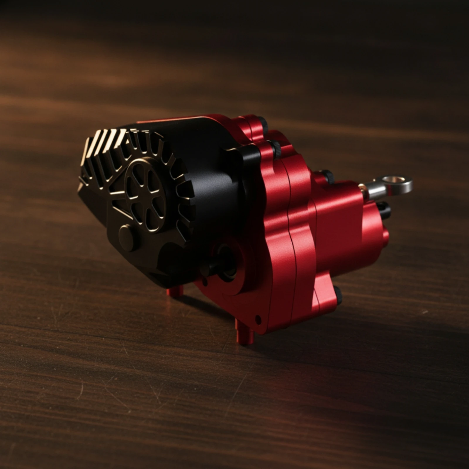 RC Crawler Gearbox Assembly Complete Metal Gearbox with Steel Gear Set Gearbox Aluminum Alloy for Hobbyists, Rock Crawling