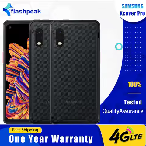 Original Samsung Galaxy Xcover Pro G715A G715U G715F 4G Mobile Phone 6.3" 4GB+64GB 25MP+8MP+13MP Exynos 9611 Android SmartPhone