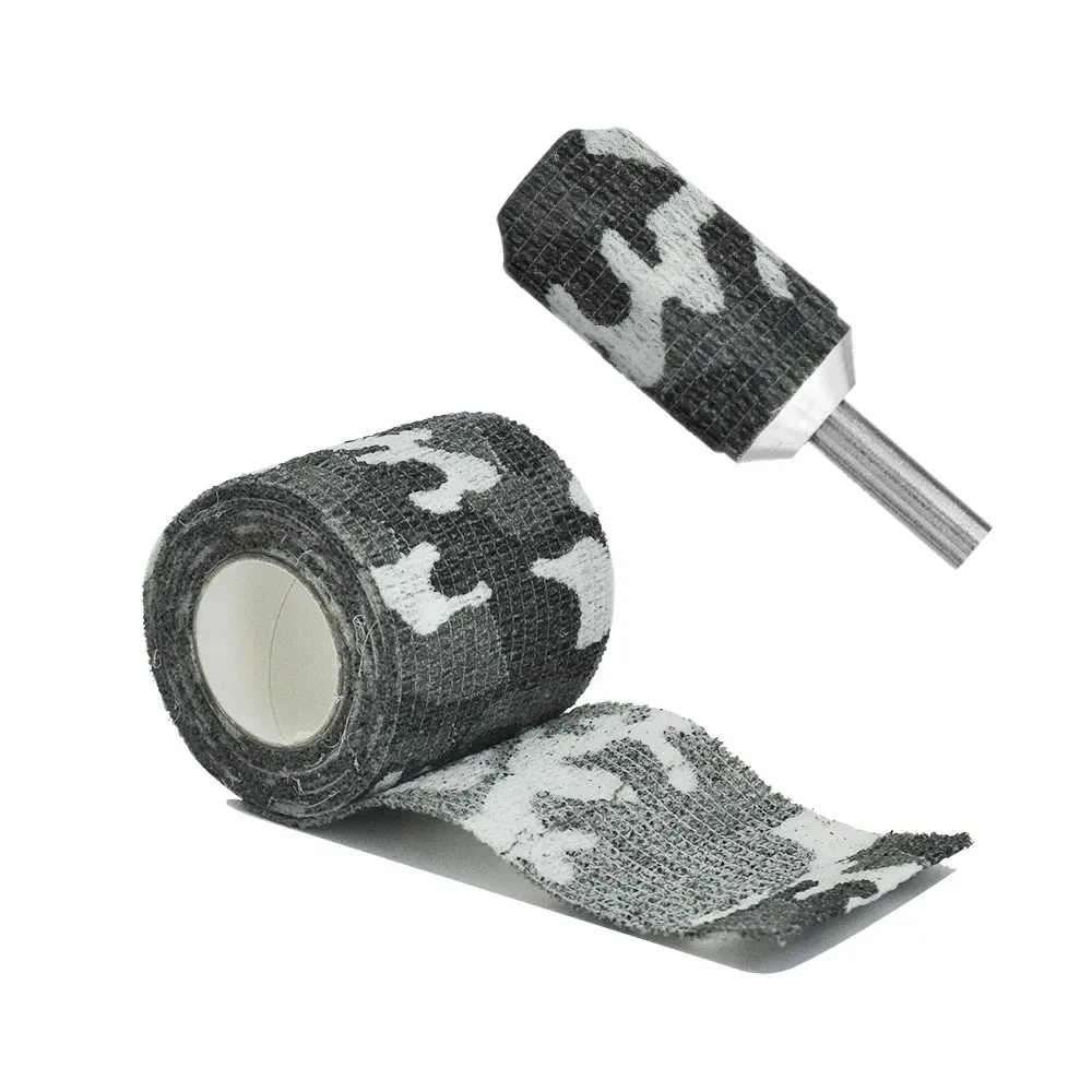Black Elastic Outdoor Hunting Camouflage Tape Waterproof Wrap Durable Self Adhesive Elastic Bandage
