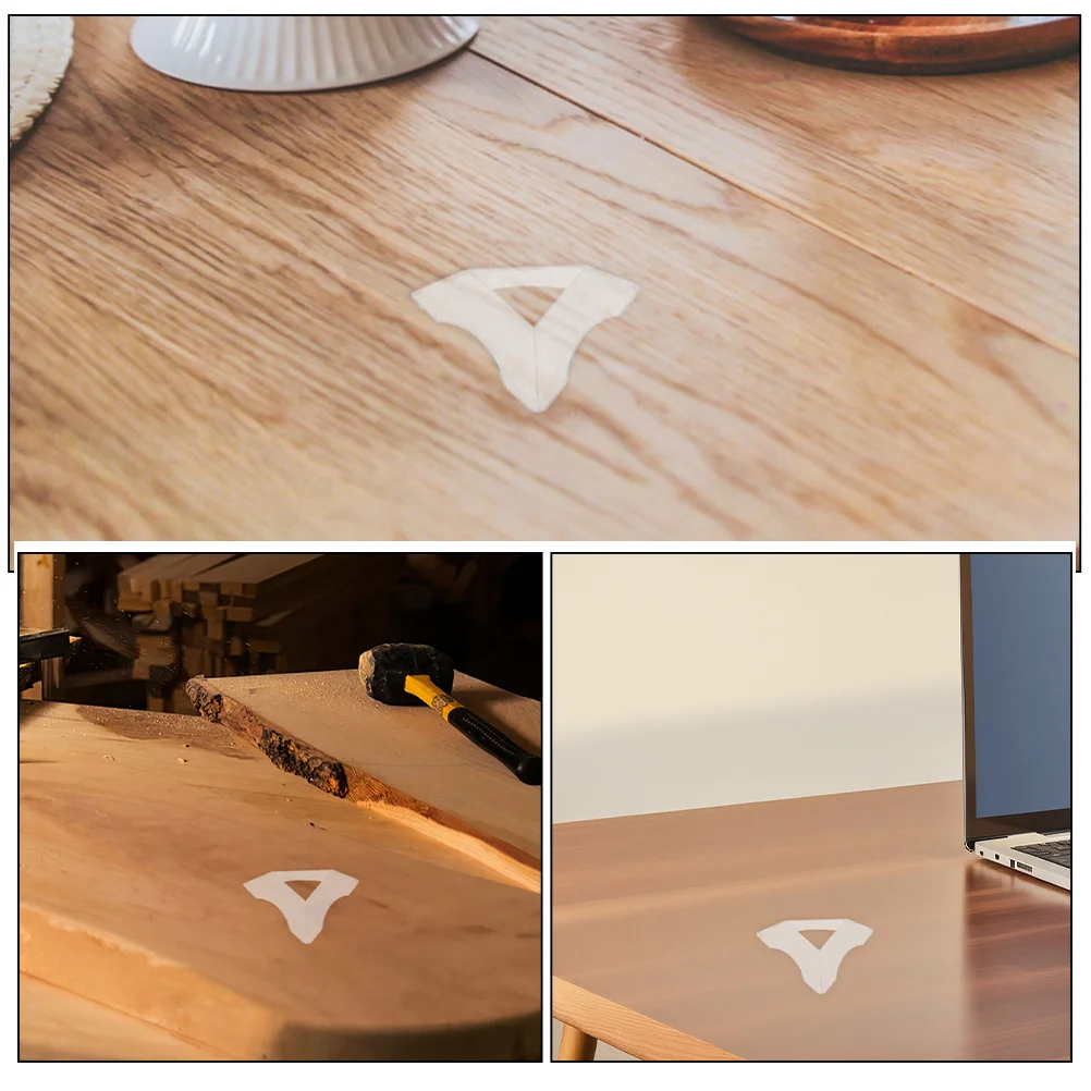 24 pezzi supporto per cubo trasparente base triangolare trasparente ad alta resistenza espositore stabile per treppiede per puzzle cristalli pietre preziose sfera rack