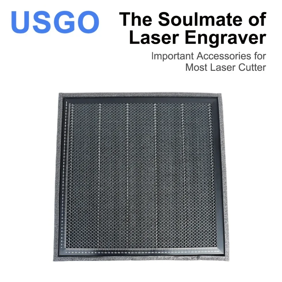 

USGO Honeycomb Working Table With scale 500*500mm XTool D1 Pro/D1 Working Panel Set for CO2 Laser Engraver Cutting Machine