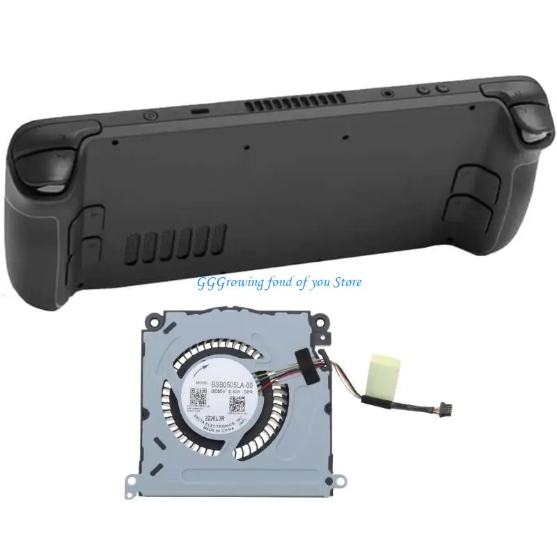 H9EB Game Console Radiator Cooling Fan Gaming Accessories for Steam Deck Gamepad - Image 3