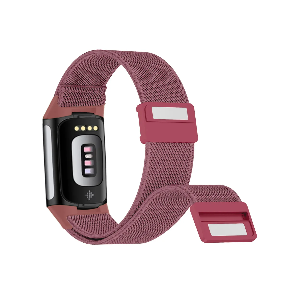 Magnetic Strap for Fitbit Charge 6 Band Watch Accessories Nylon Elastic Watchband Wristband Bracelets for Fitbit Charge 5 Band