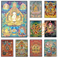 Buddhist Poster Bodhisattva Buddha Canvas Printing Posters Buddhist Wall Art Decoration Painting For Home Room Art Decoration