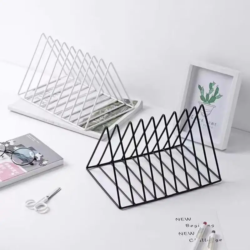 Vinyl Record Display Shelf 5/9 Grids Vertical Storage Holder for Magazines Albums Bedroom Office Organizer