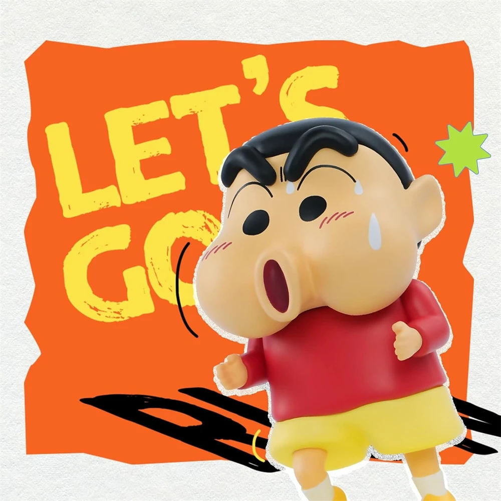 52 SPEELGOED Crayon Shinchan Komische Shinchan Blind Box 1PC Action Figure Collectible Toy Kawaii Creatieve Gift Room Decor Desktop