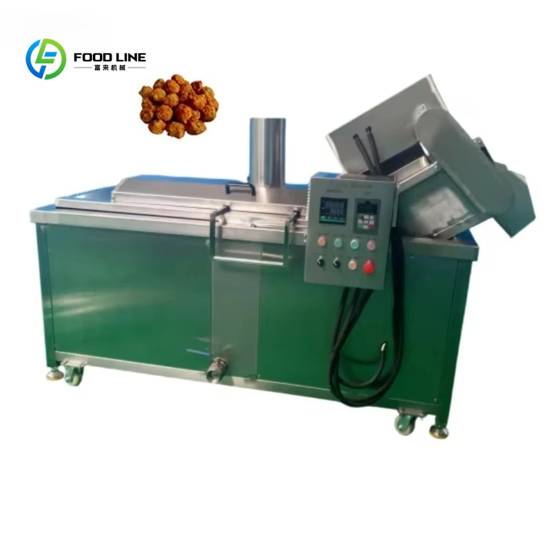 Customized Industrial Continuous Fryer Machine Automatic Stainless Steel Frying System for Potato Chips and French Fries