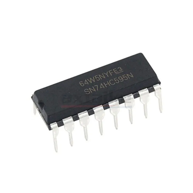 10PCS 74HC595 DIP SOP TSSOP 16Pin SN74HC595N 74HC595D 74HC595PW SN74HC595DR SN74HC595PWR SMD 8-Bit Counter Shift Register IC