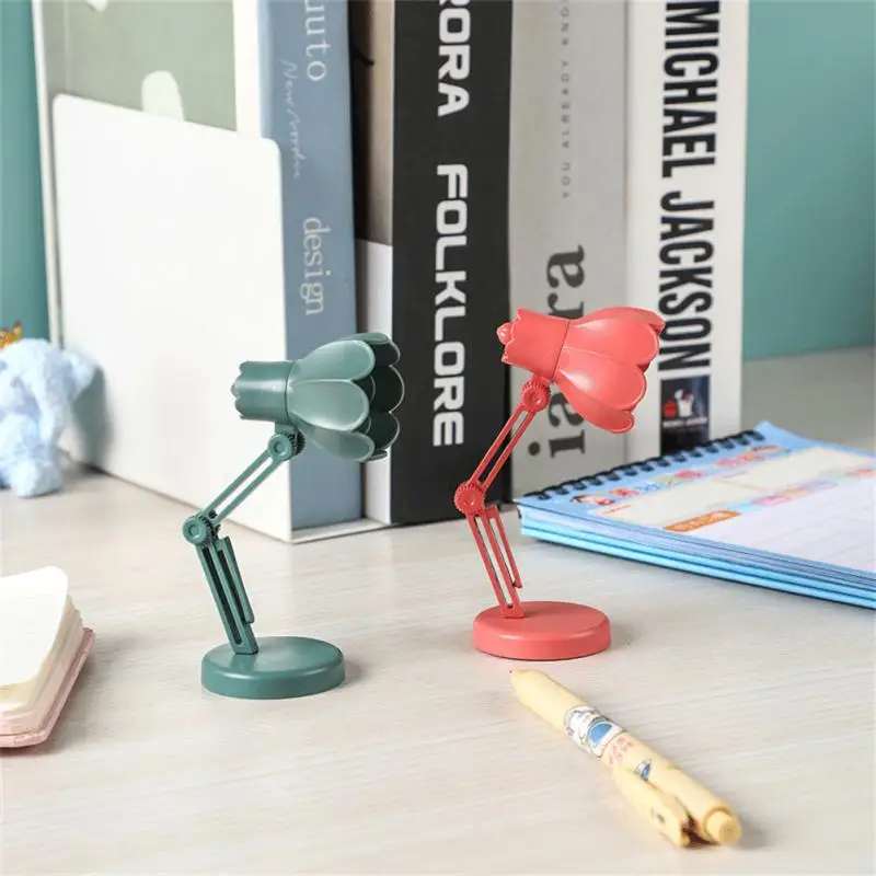 Warm Light 2023 New Bedroom Decor Foldable Book Lighting Mini Night Lamp Cute Creative Flower Light Table Reading Lamp