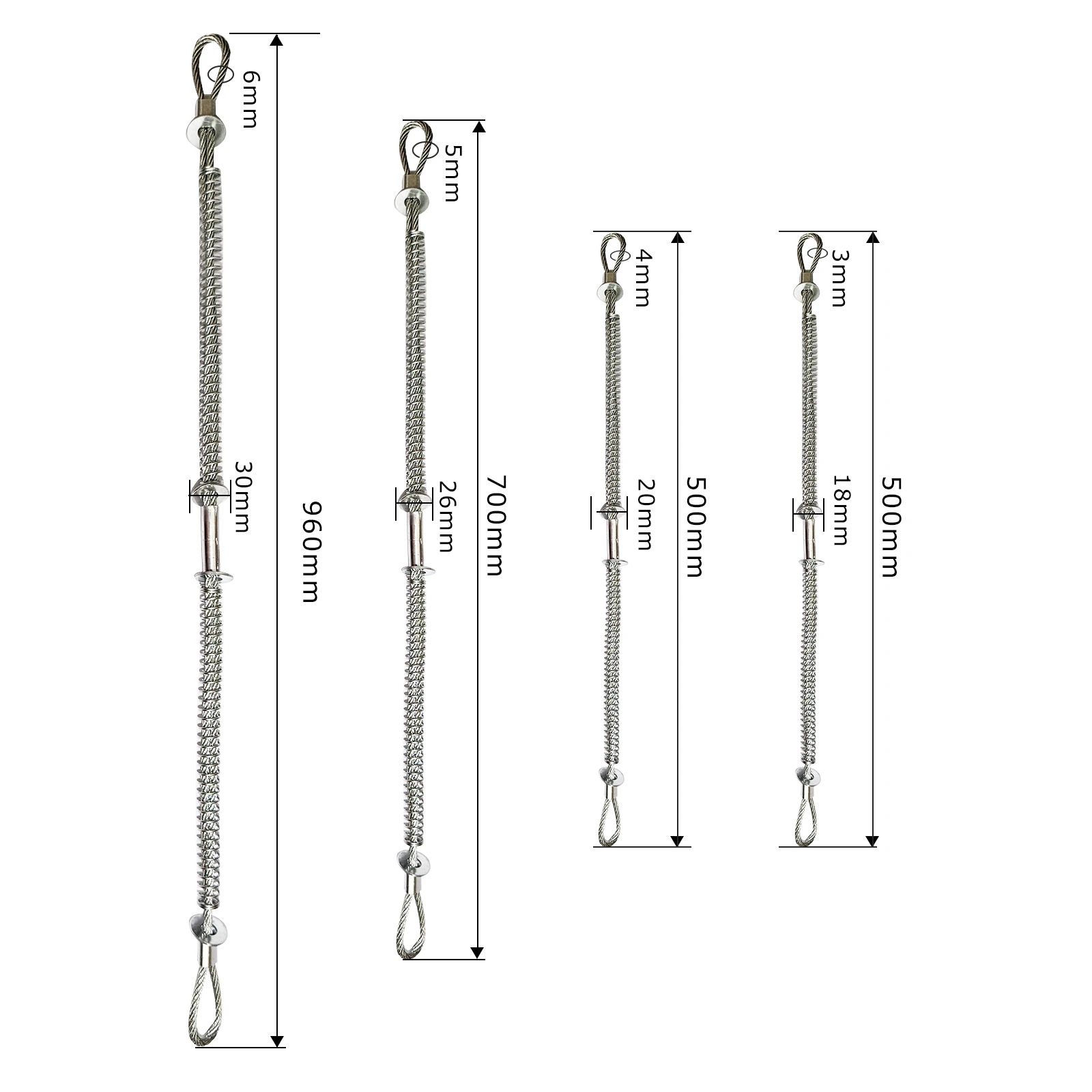 Wire Rope Sling Anti-Disengagement Rope for Oil Pipe Springs Whip Check Wire Whip Stop Hose