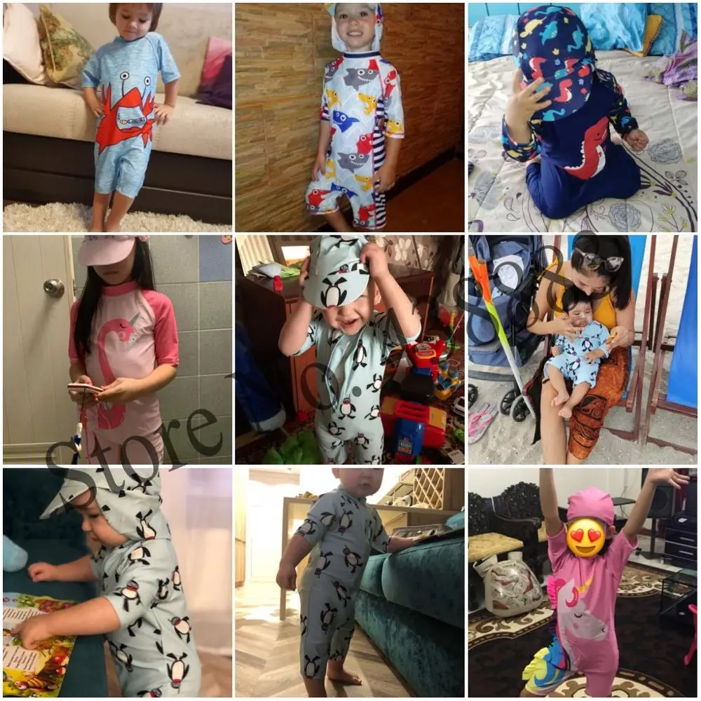 Bañador con gorro para bebé, niño y niña, ropa de surf, traje de baño infantil, protector solar para playa, 2024