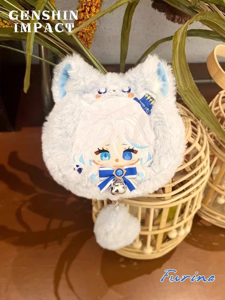 Anime Genshin Impact Furina portamonete ciondolo portachiavi peluche bambola giocattoli farcito Plushie a7175 regalo