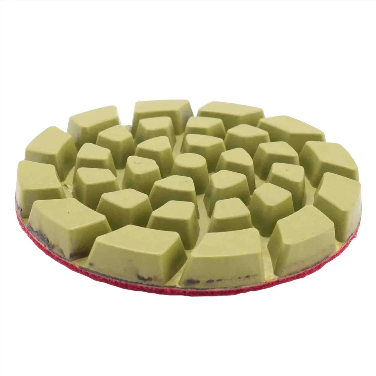 

Delighted- 6 PCS Floor Polishing Pads Resin Bond Terrazzo Floor Diameter 4 Inch, 400 Grit