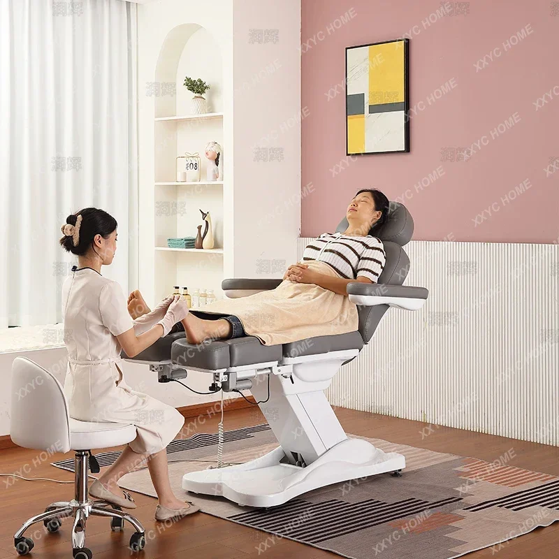 AA Foot Soaking Chair Multifunctional Electric Lifting Beauty Bed Micro-injection Nail Art Tattoo Bed