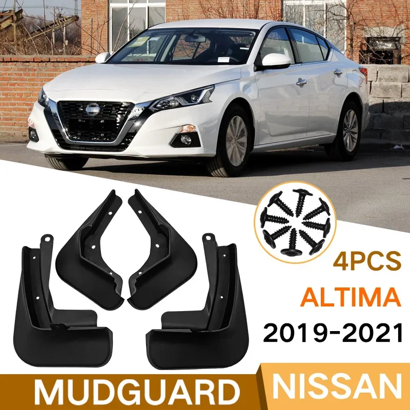 

For Nissan Altima 2019-2023 black car mudguard Reduce dust Resist tire dirt car accessories tools