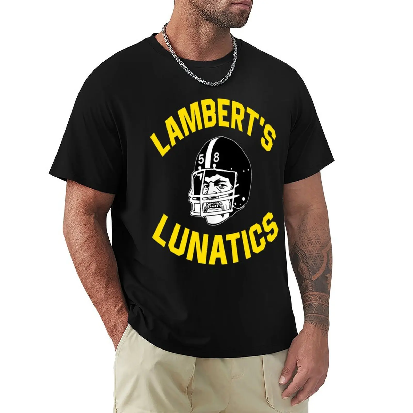 Jack, Lamberts, Lunatics, For Mens T-Shirt Summer Holiday Casual Tee