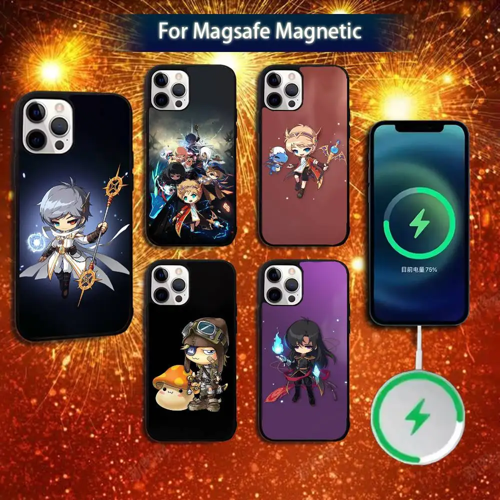 

Game M-Maplestory Phone Case For iPhone 16e,16,15,14,13,12,11,Plus,Pro,Max,Mini Magsafe Magnetic Wireless Charging
