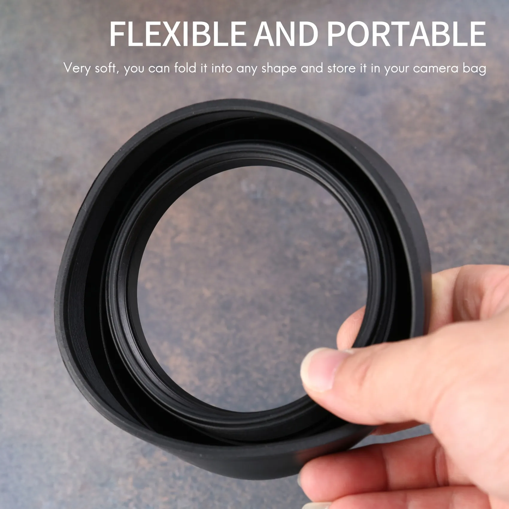 ABAN UV CAP HOOD CPL FLD ND Graduated Lens Filter Rubber Hood 77mm