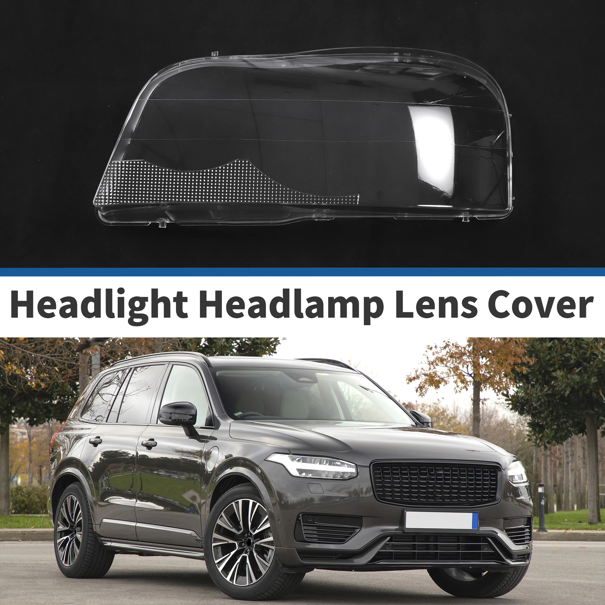 

UXCELL Front Left Car Headlight Lens Cover Shell Headlight Headlamp Lense Clear Lens Cover for Volvo XC90 2004-2013 1 Pc