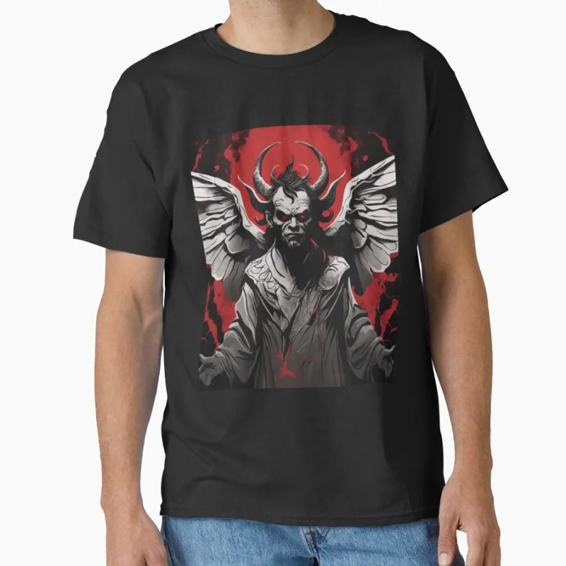 

Pazuzu 1 - Demon of the Southwest Wind - Mesopotamian Mythos retro horro Scary halloween Gift T shirt large size Tops