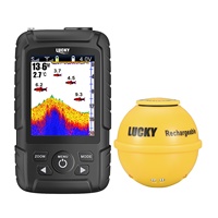 LUCKY FF718LiC-WLA Wireless Fish Finder Portable Sonar Fish Finder Echo Sounder Fishing Finder Depth Finder
