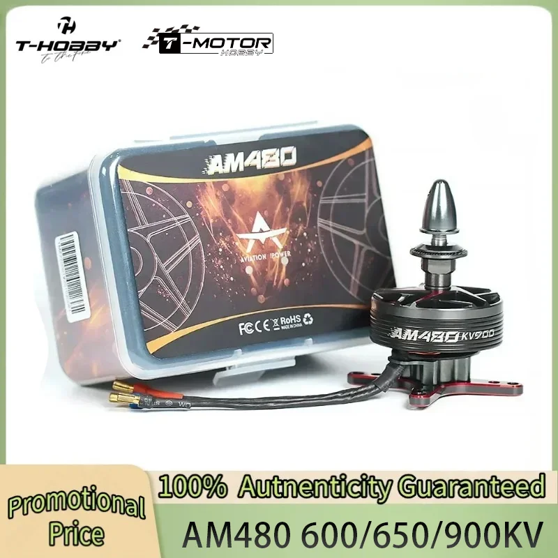 T-MOTOR AM480 600-900KV Brushless Motor for RC Fixed-wing Airplane Drone Quadcopter RC Parts