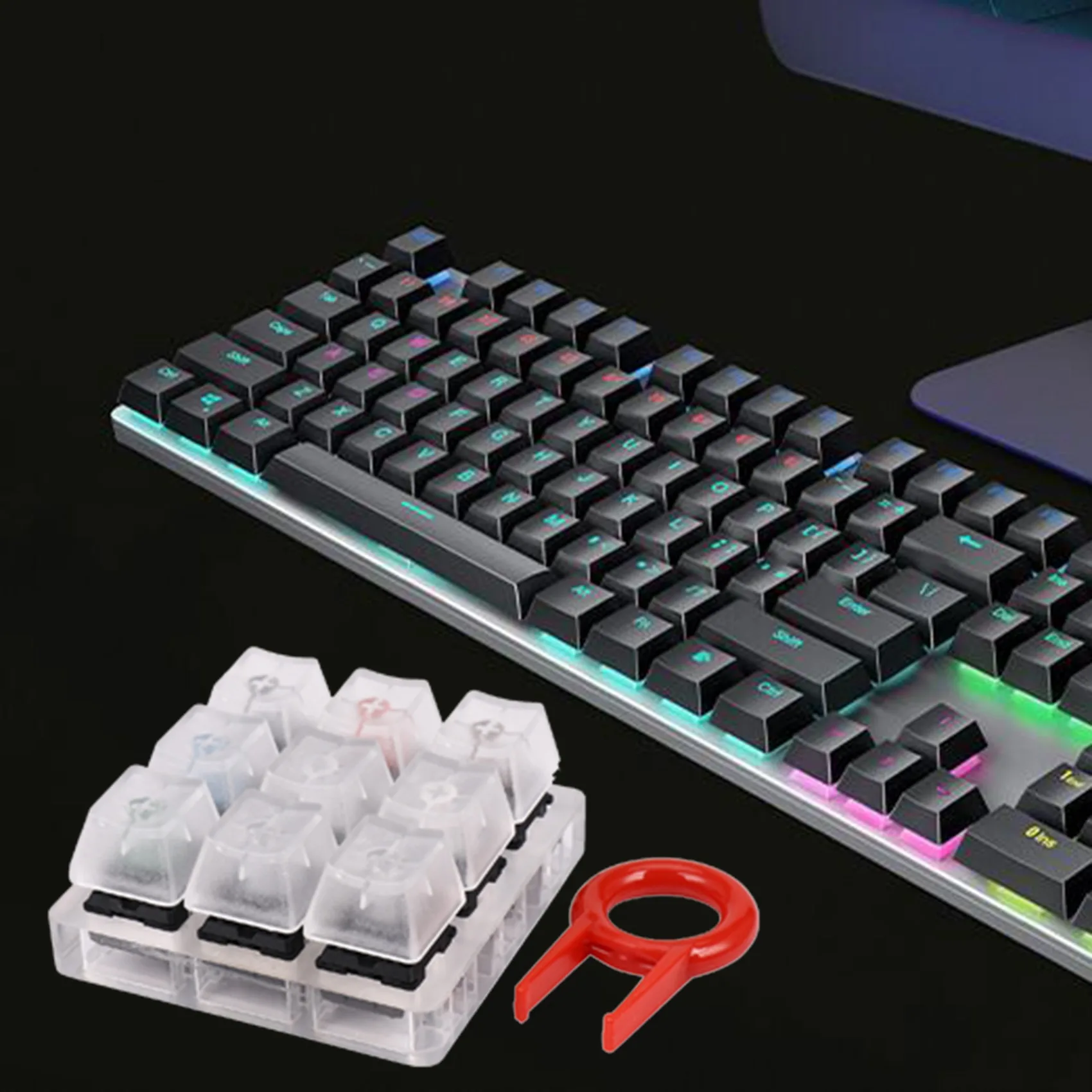 A01K-Acrylic Keyboard Tester Plastic Keycap Sampler For Cherry MX Switches
