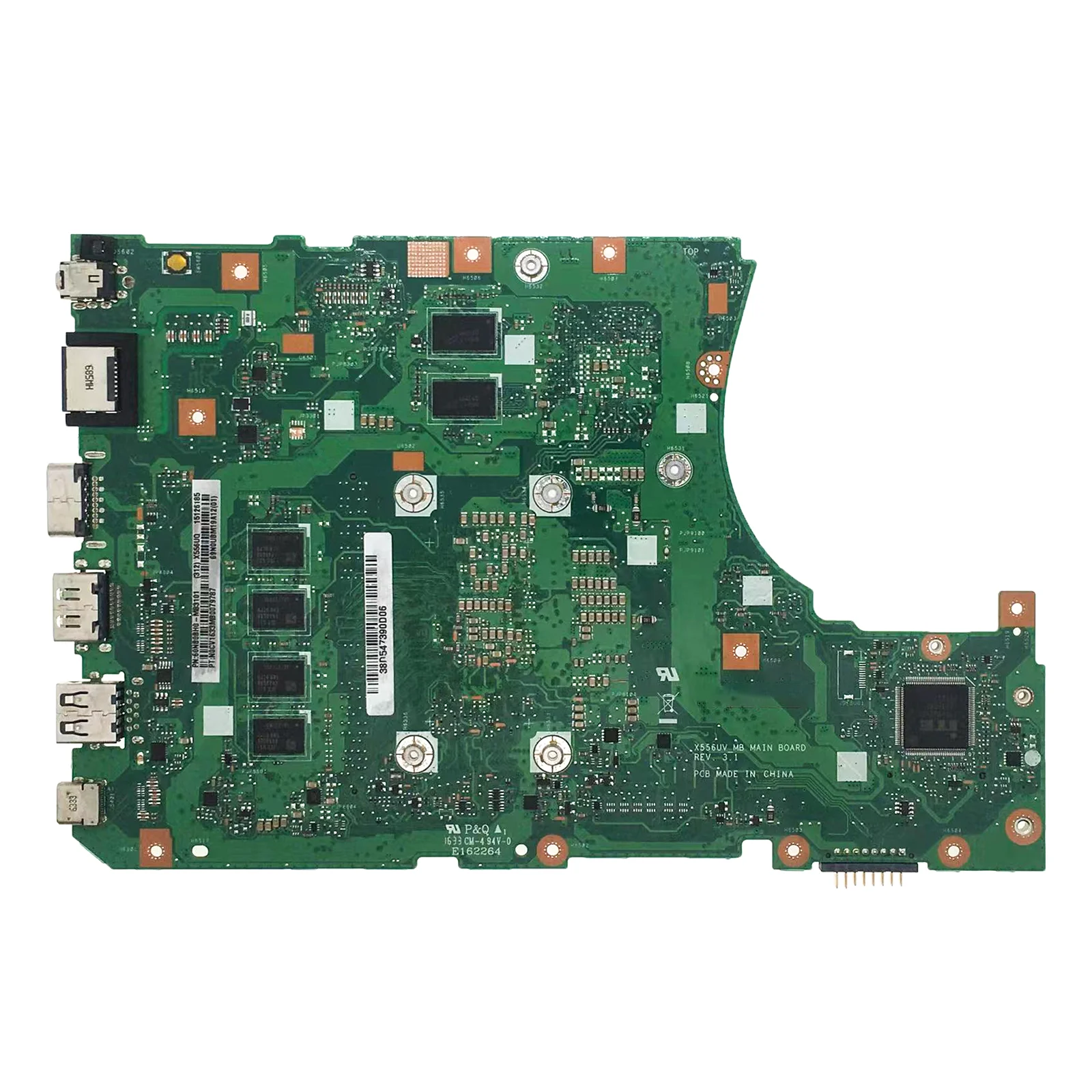 X556UV Mainboard For ASUS A556U X556UQ X556URK X556UJ X556UQK X556UF X556U Laptop Motherboard I3 I5 I7 GT930M GT940M 930MX 940MX