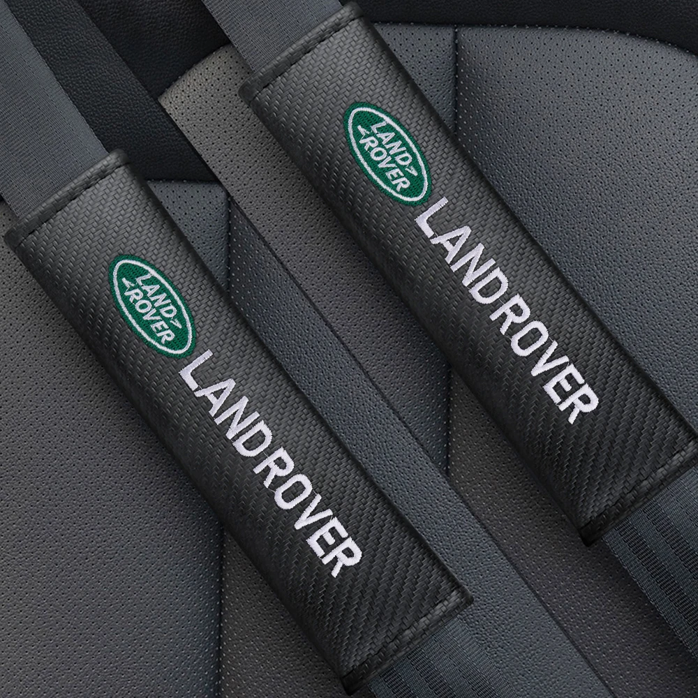 Car Accessories Seat Belt Pad Shoulder Cover Cushion Seat Belt Padding For Land Rover Range Rover Velar Sport Discovery Defender