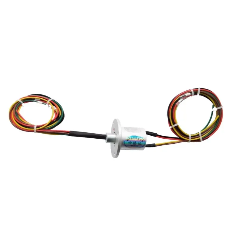 25mm OD Capsule Slip Ring 5 Channels 10A High Speed Dome Camera Conductive Rotary Joint Electrical Connector for CCTV System