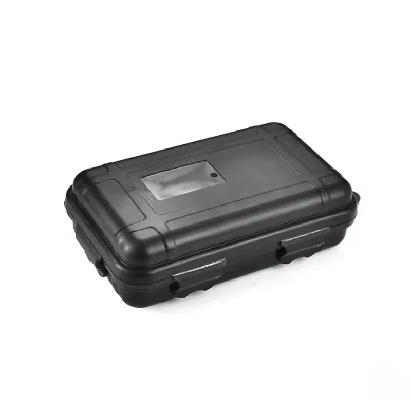 

Outdoor Survival Box 13.5*8cm Container Portable Survival Sealed Box Waterproof Shockproof Dustproof for Camping Hiking Boating