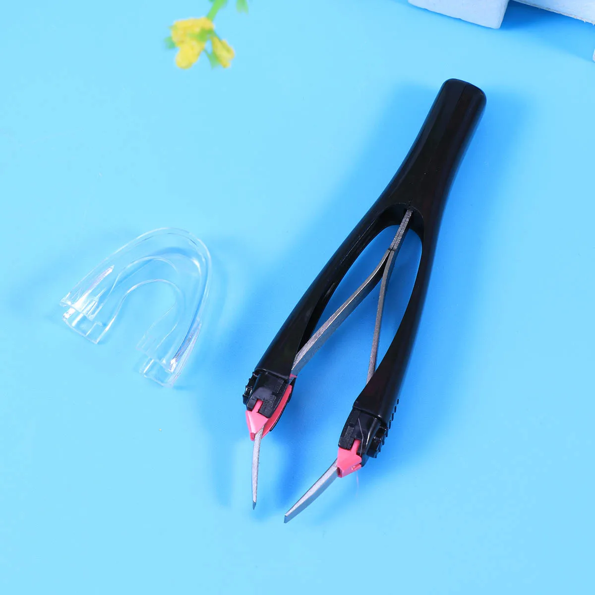 

Automatic Eyebrow Tweezers Retractable Plucking Kit Professional Precision Removal Set Stainless Steel Anti Rust Travel Small