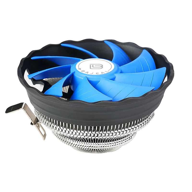 BAJEAL P3 مروحة غير مضيئة وحدة المعالجة المركزية سبعة شفرات المبرد الباعثة للضوء مروحة الهيكل الملونة lAMD متعددة المنصات 775/115