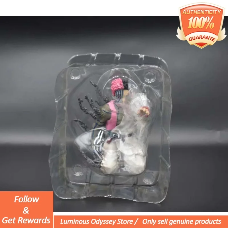 Demon Slayer รูป Akaza อะนิเมะ Hakuji ตุ๊กตาตุ๊กตา Pvc ตกแต่งอุปกรณ์ต่อพ่วงเดสก์ท็อปเครื่องประดับตกแต่งของเล่น