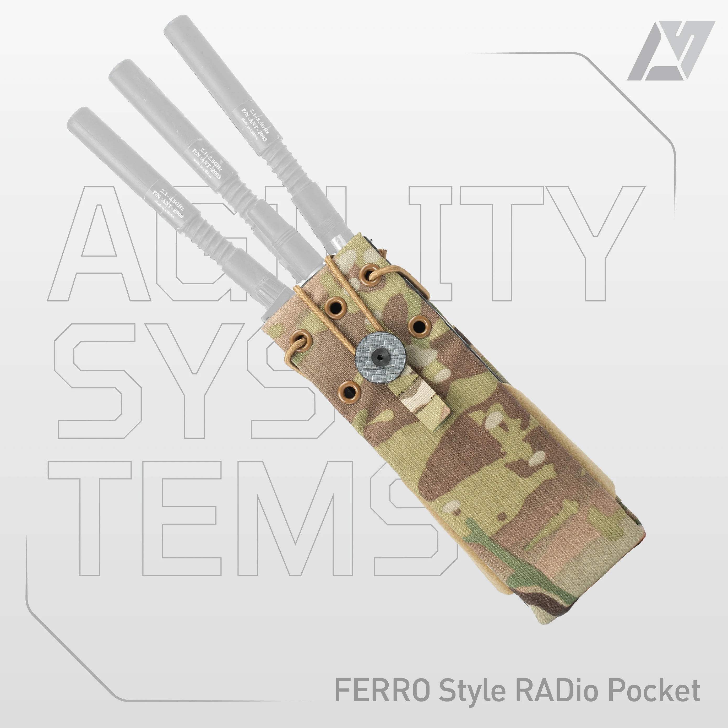 AS Smart System Pharaoh-style Tactical Multi-purpose Radio Bag for 148/152/MPU5/XTS Intercoms