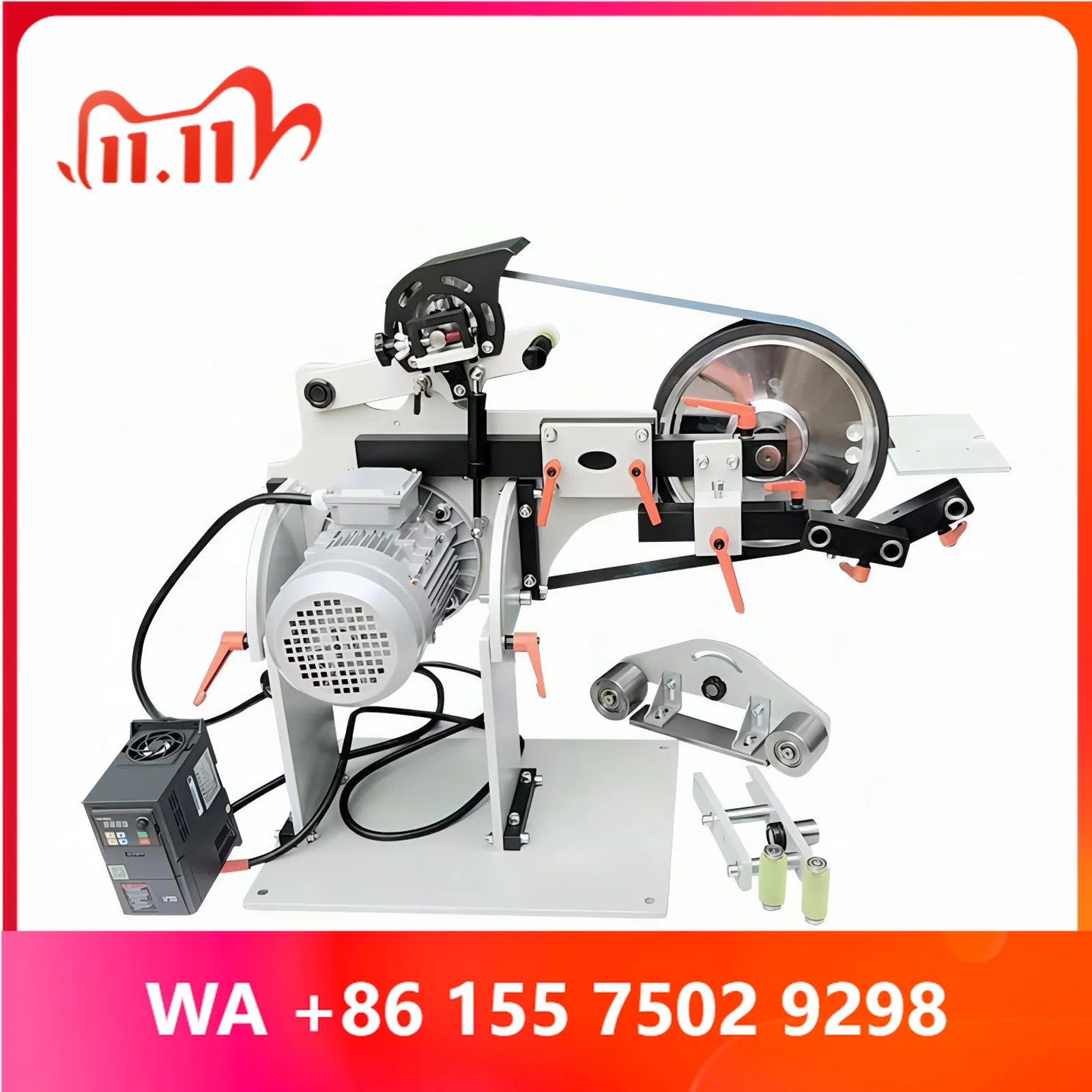 AD 116-1 High Quality 2*72 Manual Different Metal Small Parts Sand Belt Grinder