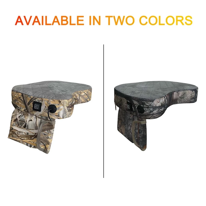 Heated Seats Cushion Stadium Seats Cushion Portable Heated Seats Pads ,Reed Camouflage