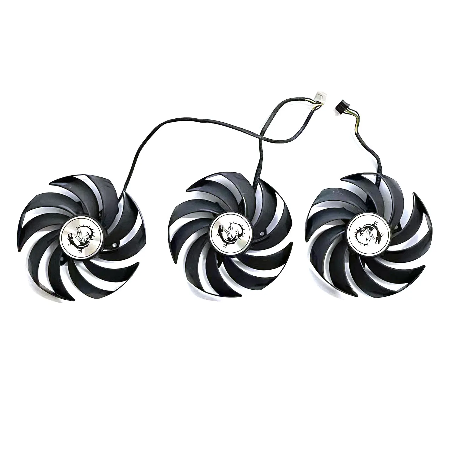 New GPU Fan Dual Ball 4PIN PLD09210B12HH for MSI Geforce RTX 3060 RTX 3060 Ti RTX 3070 RTX 3080 RTX 3090 Gaming X Trio