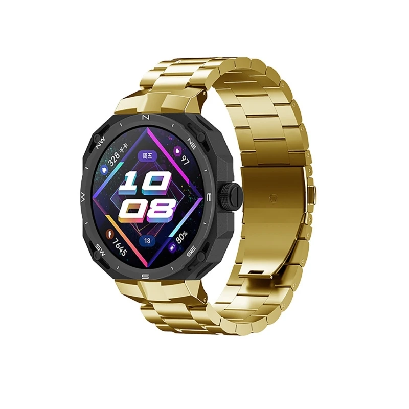 Pulsera de acero inoxidable para Huawei watch gt cyber Watch, correa de Metal, accesorios de repuesto