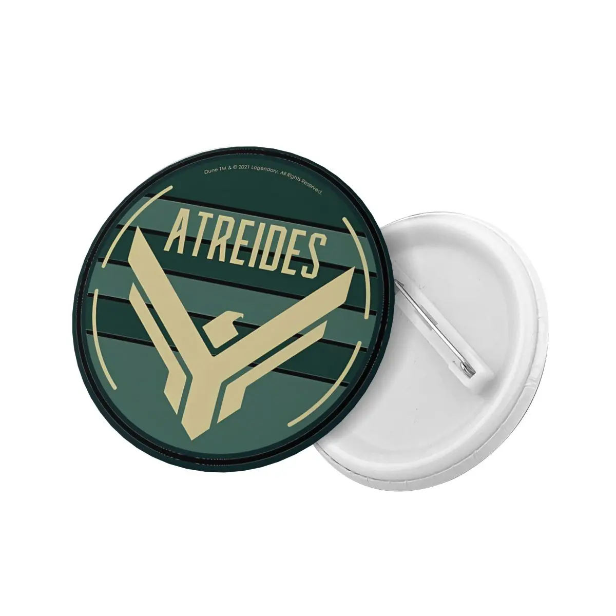 Movie Dune Atreides House Circular Art Pin Customizable Badge Clothes Badges Brooch Brooches Metal Pins Friends