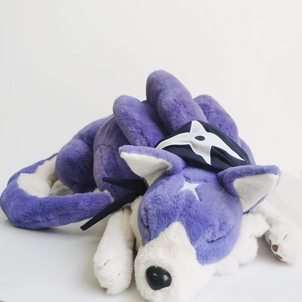 

Jumbo Monster Hunter Yama-Inu Plush Toy Wolf Companion Kalku Plushies Large Hug Pillow Cartoon Character Dog Stuffed Toy